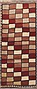 Gabbeh Brown Runner Hand Knotted 25 X 60  Area Rug 100-11618 Thumb 0