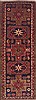 Baluch Red Runner Hand Knotted 411 X 116  Area Rug 100-11624 Thumb 0