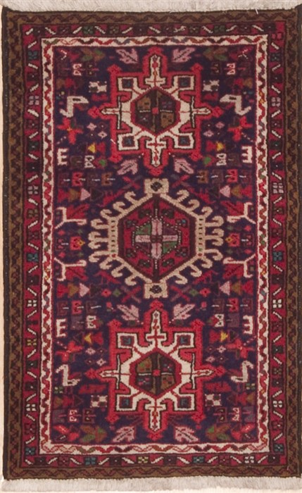 Hossein Abad Red Hand Knotted 20 X 32  Area Rug 100-11630 Image 0