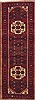 Hossein Abad Red Runner Hand Knotted 22 X 63  Area Rug 100-11632 Thumb 0