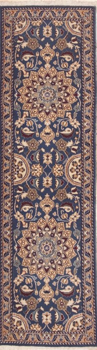 Nain Beige Runner Hand Knotted 19 X 68  Area Rug 100-11636 Image 0