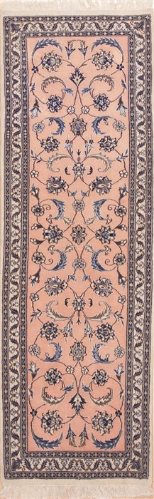 Nain Purple Runner Hand Knotted 20 X 82  Area Rug 100-11637 Image 0