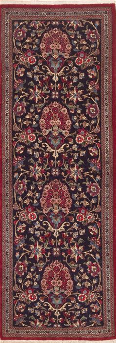 Qum Red Runner Hand Knotted 24 X 611  Area Rug 100-11638 Image 0