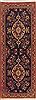 Qum Blue Runner Hand Knotted 24 X 64  Area Rug 100-11641 Thumb 0