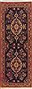 Qum Blue Runner Hand Knotted 24 X 64  Area Rug 100-11641 Thumb 0