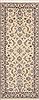 Nain Beige Runner Hand Knotted 26 X 66  Area Rug 100-11643 Thumb 0