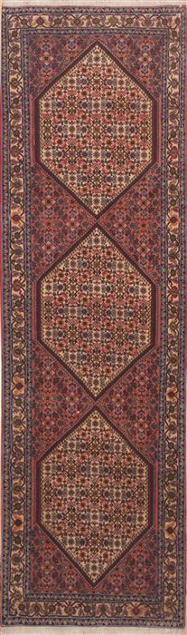 Bidjar Yellow Runner Hand Knotted 211 X 102  Area Rug 100-11659 Image 0