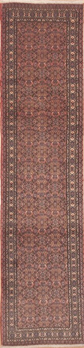 Sarab Red Runner Hand Knotted 26 X 104  Area Rug 100-11660 Image 0