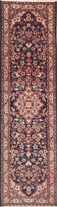 Hamedan Yellow Runner Hand Knotted 27 X 97  Area Rug 100-11663 Image 0