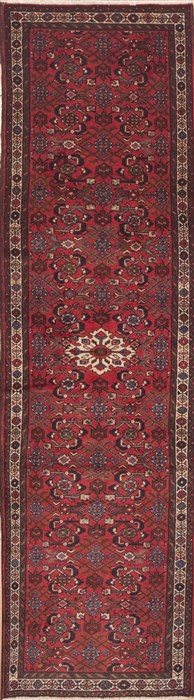 Karajeh Red Runner Hand Knotted 24 X 99  Area Rug 100-11666 Image 0