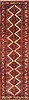 Hamedan Red Runner Hand Knotted 28 X 910  Area Rug 100-11674 Thumb 0