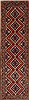 Hamedan Brown Runner Hand Knotted 24 X 86  Area Rug 100-11686 Thumb 0