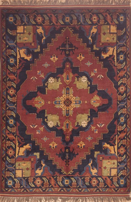Kazak Red Hand Knotted 66 X 95  Area Rug 100-11692 Image 0