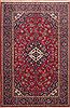 Kashan Red Hand Knotted 66 X 910  Area Rug 100-11697 Thumb 0
