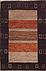 Gabbeh Brown Hand Knotted 43 X 59  Area Rug 100-11699 Thumb 0