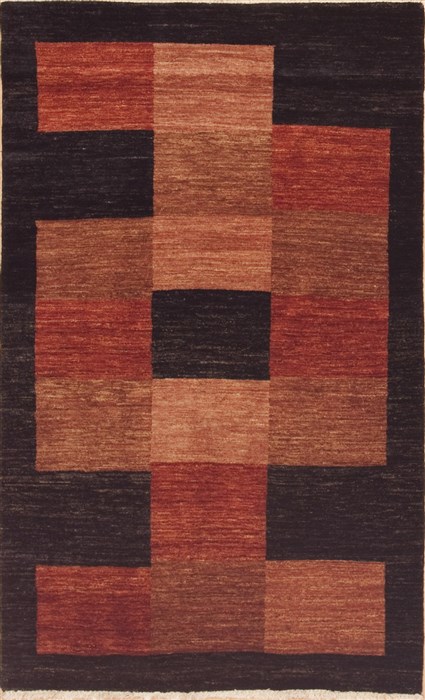 Gabbeh Brown Hand Knotted 42 X 69  Area Rug 100-11700 Image 0
