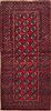 Baluch Red Runner Hand Knotted 29 X 62  Area Rug 100-11711 Thumb 0