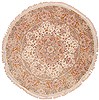 Tabriz Beige Round Hand Knotted 68 X 68  Area Rug 100-11714 Thumb 0