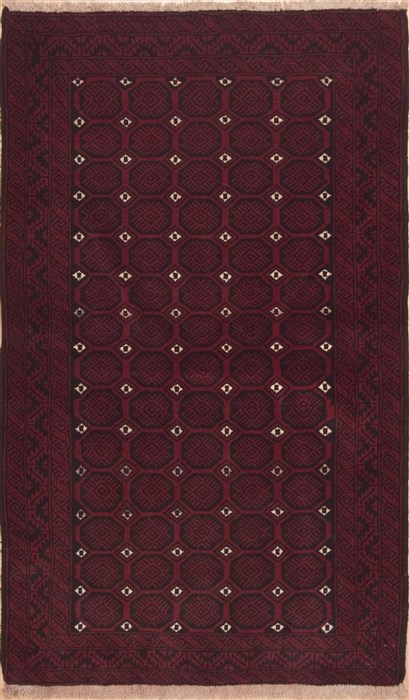 Baluch Red Hand Knotted 311 X 65 Area Rug 100-11717 Image 0