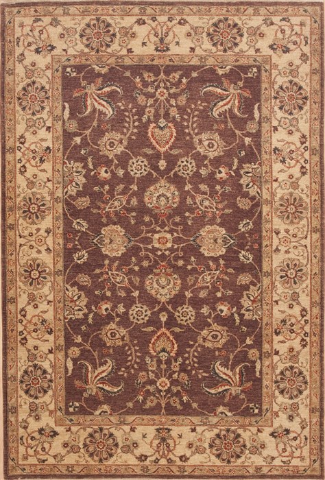 Chobi Brown Hand Knotted 511 X 89 Area Rug 100-11720 Image 0