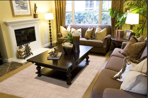 Modern Beige Hand Knotted 80 X 911 Area Rug 100-11721 Image 2