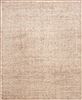Modern Beige Hand Knotted 80 X 911  Area Rug 100-11721 Thumb 0