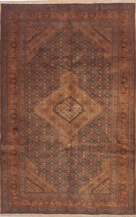 Ardebil Brown Hand Knotted 64 X 101  Area Rug 100-11723 Image 0