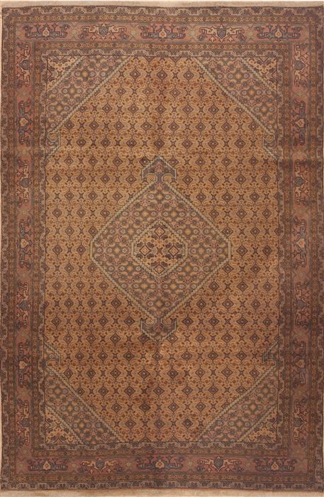 Ardebil Yellow Hand Knotted 64 X 98  Area Rug 100-11726 Image 0