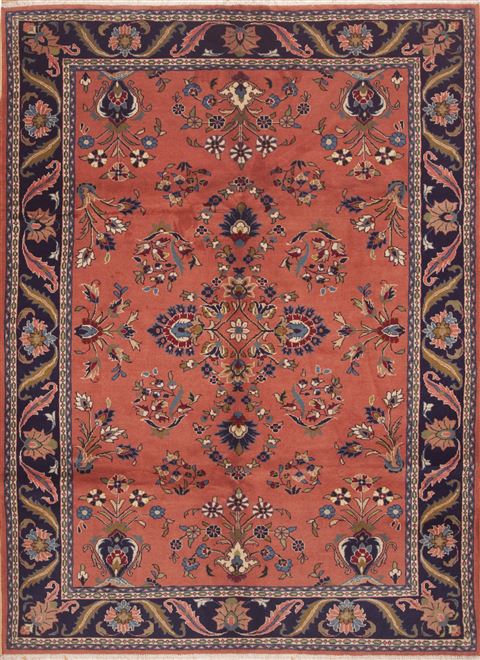 Yazd Purple Hand Knotted 611 X 98 Area Rug 100-11732 Image 0