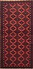 Baluch Red Runner Hand Knotted 30 X 66  Area Rug 100-11736 Thumb 0