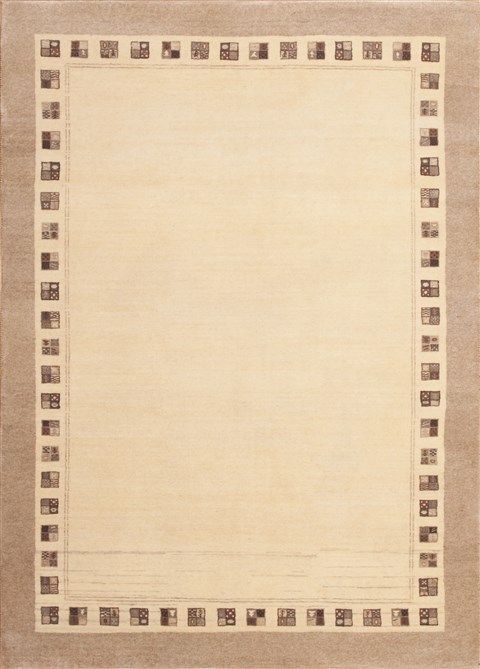 Gabbeh Beige Hand Knotted 57 X 79  Area Rug 100-11738 Image 0