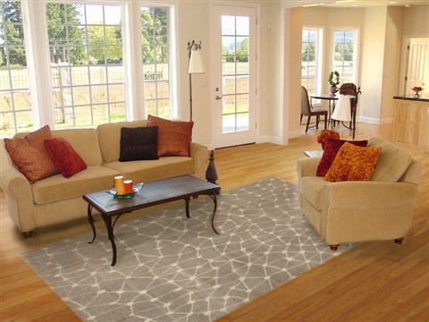 Modern Green Hand Knotted 60 X 811 Area Rug 100-11745 Image 4