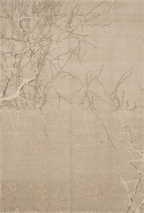 Modern Green Hand Knotted 61 X 90 Area Rug 100-11746 Image 0
