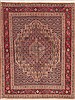 Sanandaj Red Hand Knotted 40 X 52  Area Rug 100-11752 Thumb 0