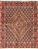 Sanandaj Red Hand Knotted 40 X 51  Area Rug 100-11755 Thumb 0