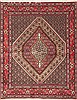 Sanandaj Red Hand Knotted 40 X 51  Area Rug 100-11756 Thumb 0