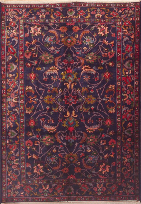 Faridan Blue Hand Knotted 611 X 910 Area Rug 100-11759 Image 0