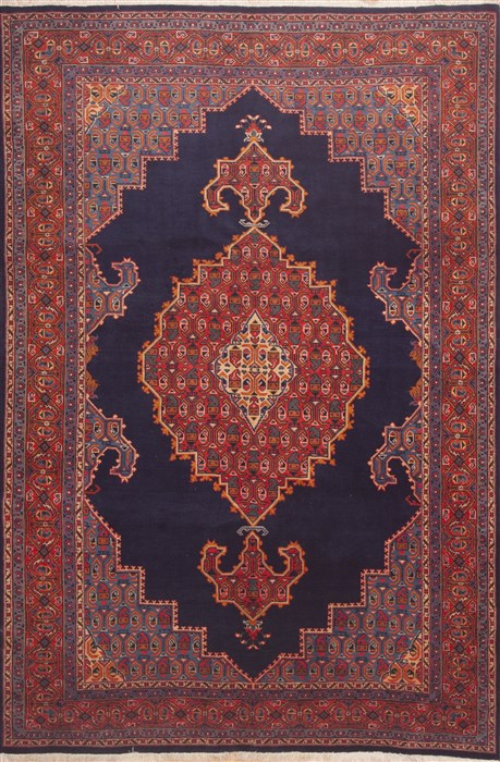 Viss Red Hand Knotted 71 X 108  Area Rug 100-11760 Image 0