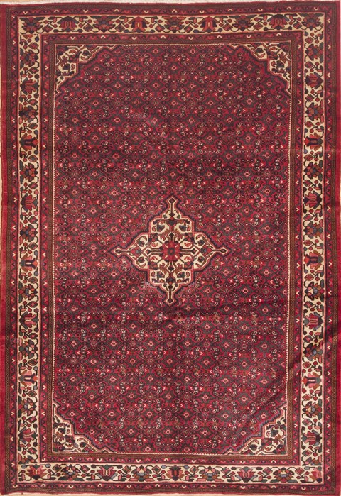 Kashan Red Hand Knotted 64 X 910  Area Rug 100-11762 Image 0