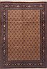 Ardebil Brown Hand Knotted 68 X 97  Area Rug 100-11763 Thumb 0