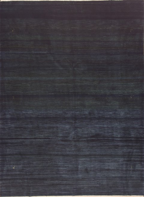 Gabbeh Blue Hand Knotted 73 X 100 Area Rug 100-11766 Image 0
