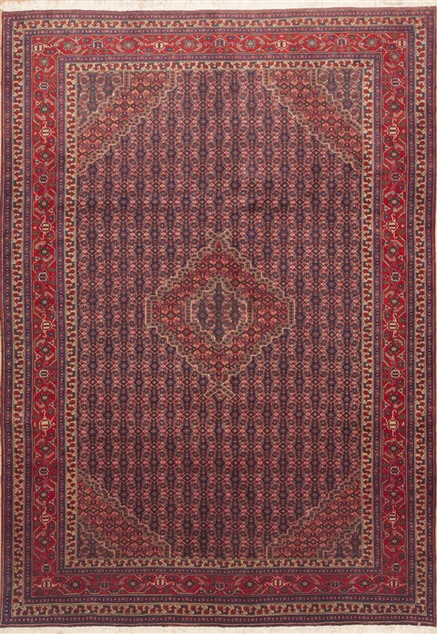 Ardebil Red Hand Knotted 69 X 96  Area Rug 100-11769 Image 0