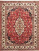 Kashan Red Hand Knotted 73 X 90  Area Rug 100-11770 Thumb 0