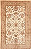 Pishavar Beige Hand Knotted 60 X 97  Area Rug 100-11774 Thumb 0