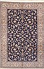 Nain Blue Hand Knotted 69 X 100  Area Rug 100-11778 Thumb 0