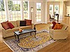 Nain Yellow Hand Knotted 68 X 100  Area Rug 100-11779 Thumb 4