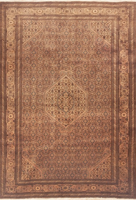 Tabriz Brown Hand Knotted 78 X 114 Area Rug 100-11786 Image 0
