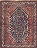 Shiraz Blue Hand Knotted 49 X 62  Area Rug 100-11787 Thumb 0