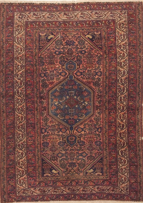 Moshk Abad Red Hand Knotted 42 X 511 Area Rug 100-11794 Image 0