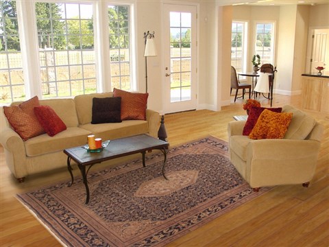 Ardebil Brown Hand Knotted 77 X 104 Area Rug 100-11796 Image 4